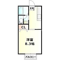 シャンテ高島  ｜ 岡山県岡山市中区中井1丁目（賃貸アパート1K・1階・22.68㎡） その2