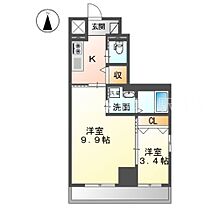 岡山県岡山市北区大元駅前（賃貸マンション2K・5階・41.75㎡） その2