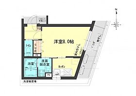 岡山県岡山市北区学南町3丁目（賃貸マンション1K・2階・28.22㎡） その2