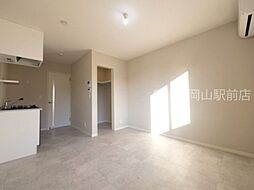 JR津山線 法界院駅 徒歩14分の賃貸アパート 1階ワンルームのリビング/ダイニング