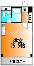 CRASSODAIKU 1Kの間取図画像