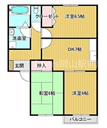 山陽本線 庭瀬駅 徒歩15分