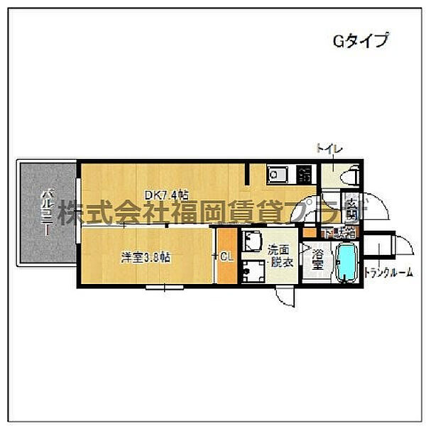 サヴォイテンジンスクワイヤー 609｜福岡県福岡市中央区天神3丁目(賃貸マンション1LDK・6階・28.91㎡)の写真 その2