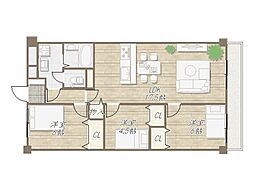 間取図画像 3LDK
