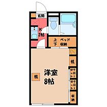 nogiあおい  ｜ 栃木県下都賀郡野木町大字丸林（賃貸マンション1K・1階・25.38㎡） その1