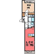 ブラン・フレール  ｜ 栃木県栃木市柳橋町（賃貸アパート1LDK・1階・41.72㎡） その2