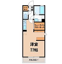 ピーノ・スミレ A  ｜ 栃木県小山市犬塚5丁目（賃貸アパート1K・1階・30.27㎡） その2