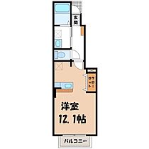 アルエット II-B  ｜ 栃木県栃木市平柳町1丁目（賃貸アパート1R・1階・32.90㎡） その2