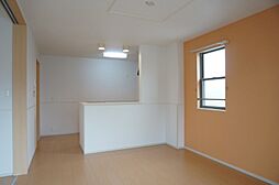 関東鉄道常総線 黒子駅 6.3kmの賃貸アパート 2階2LDKのリビング/ダイニング