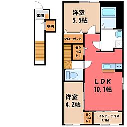 JR東北本線 間々田駅 3.3km 2階/-