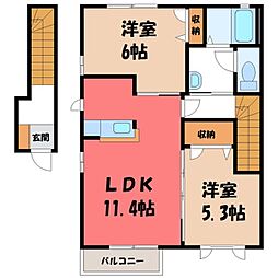 東武宇都宮線 野州平川駅 徒歩16分