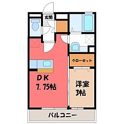 JR東北本線 小山駅 3.2km