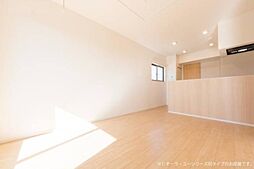 関東鉄道常総線 大田郷駅 4.9kmの賃貸アパート 2階2LDKのリビング/ダイニング