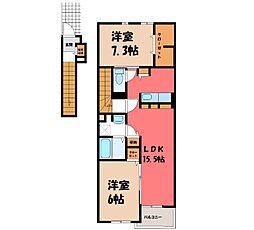 サンシャイン A 2階/-