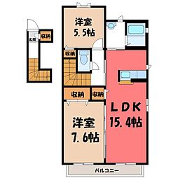 JR水戸線 下館駅 徒歩5分 2階/-