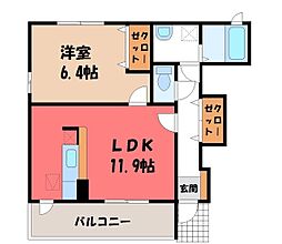 グラン・アヴェニール A 1階