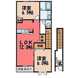 ルーチェ2 2LDKの間取図画像