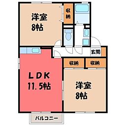 グランオーク C 2階