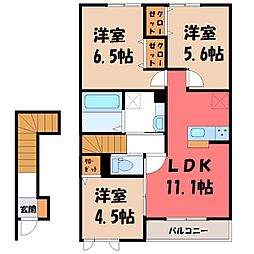 デンドライト・レジデンス 3LDKの間取図画像