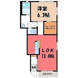 JR東北本線 野木駅 徒歩4分 1階/-