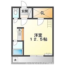 セザンヌ新栄3  ｜ 愛知県豊橋市新栄町字鳥畷（賃貸アパート1R・2階・26.91㎡） その2