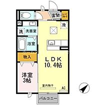 Sun Bellejour  ｜ 愛知県豊橋市下地町字門（賃貸アパート1LDK・1階・33.62㎡） その2