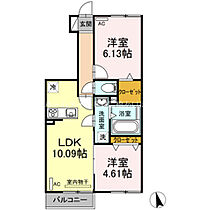 Charmant　 A  ｜ 愛知県豊橋市西口町字西ノ口（賃貸アパート2LDK・1階・49.03㎡） その2