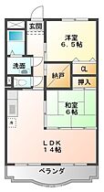 イーストパレス  ｜ 愛知県豊橋市東幸町字大山（賃貸マンション2SLDK・3階・66.00㎡） その2