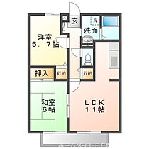 ライフ21フジミ  ｜ 愛知県豊橋市富士見台3丁目（賃貸アパート2LDK・1階・51.57㎡） その2