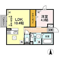 アスター若宮　A  ｜ 愛知県豊橋市下地町字若宮（賃貸アパート1LDK・1階・40.27㎡） その2