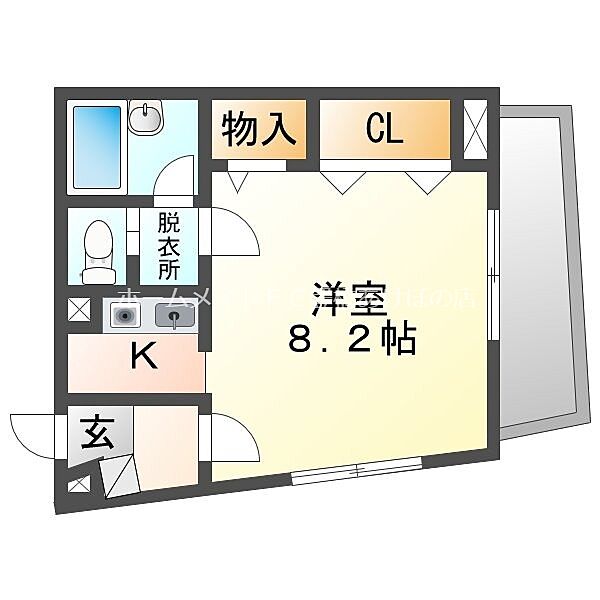 メゾンシャルマン ｜愛知県豊橋市南小池町(賃貸マンション1K・3階・26.58㎡)の写真 その2