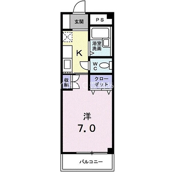 タールフルス ｜愛知県豊橋市東脇3丁目(賃貸アパート1K・1階・24.00㎡)の写真 その2