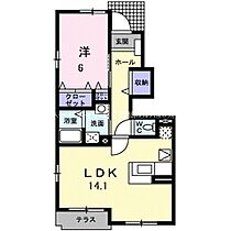 Fiore.Placido蘭  ｜ 愛知県豊橋市北山町（賃貸アパート1LDK・1階・50.16㎡） その2