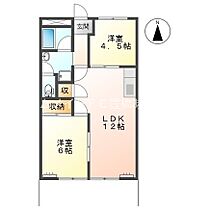 サンコーポ  ｜ 愛知県豊橋市小向町字北小向（賃貸アパート2LDK・1階・49.66㎡） その2