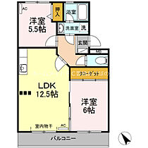 サンヒルズ鷹丘　A  ｜ 愛知県豊橋市西小鷹野1丁目（賃貸アパート2LDK・1階・52.23㎡） その2