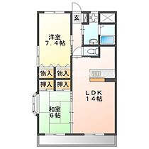 ニューエクセレント21  ｜ 愛知県豊橋市西幸町字東脇（賃貸マンション2LDK・2階・60.80㎡） その2