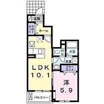 サニー・ベル  ｜ 愛知県豊橋市花田町字百北（賃貸アパート1LDK・1階・41.24㎡） その2