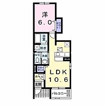 ジュール．ベルヌ．AK  ｜ 愛知県豊橋市瓜郷町改正（賃貸アパート1LDK・1階・40.06㎡） その2