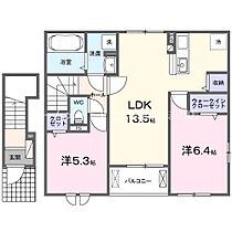 エアリー若松　I  ｜ 愛知県豊橋市曙町字若松（賃貸アパート2LDK・2階・59.16㎡） その2