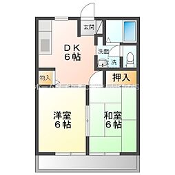 間取図画像 2DK