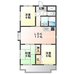 間取図画像 3LDK