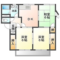 間取図画像 3DK