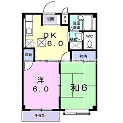 間取図画像 2DK