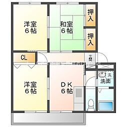 間取図画像 3DK