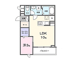 Sereno(セレーノ) 1LDKの間取図画像