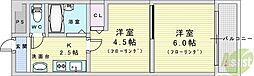 メゾネット・フジ 2Kの間取図画像