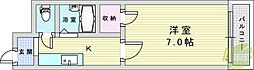 中本ビル 1Kの間取図画像
