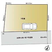 【間取り図】閑静な住宅街に立地しております。