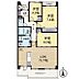 間取り：【間取り図】南向きで陽当たりの良いお部屋です。