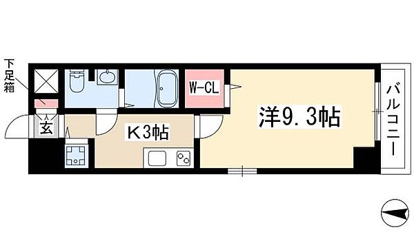 アビタシオンサクラ ｜愛知県名古屋市昭和区桜山町1丁目(賃貸マンション1K・4階・30.90㎡)の写真 その2